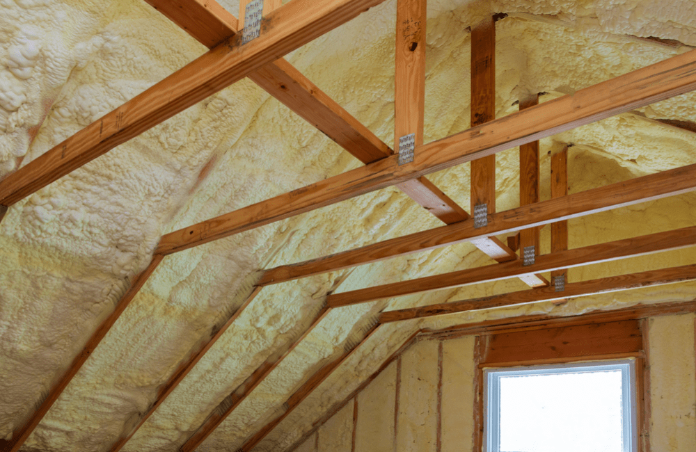Attic Insulation Installation